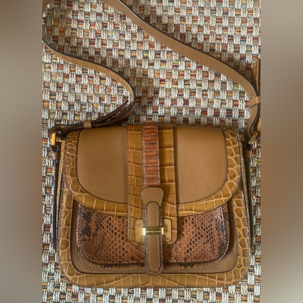 MK CROCODILE & PYTHON SHOULDER BAG ORIG. $895.- EC